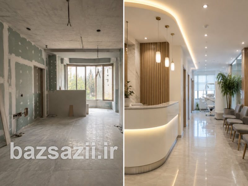 بازسازی مطب و کلینیک پزشکی و زیبایی